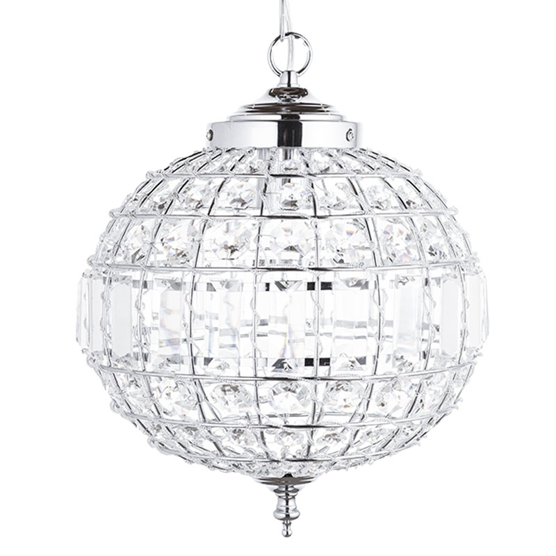 Подвесной светильник Casbah Crystal silver 30 Серебряный Подвесной светильник Casbah Crystal silver 30 Серебряный в Грозном | Loft Concept