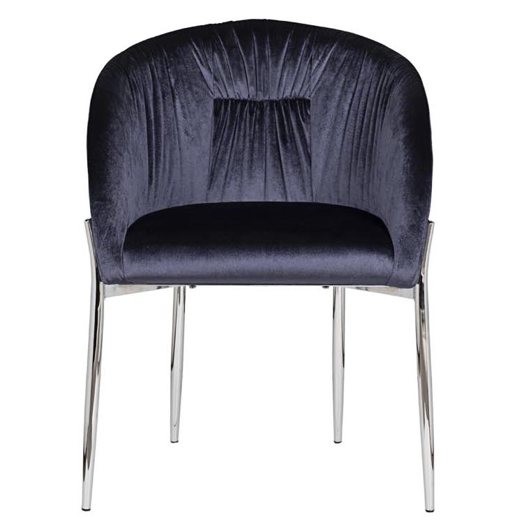 Стул Miranda Chair blue Темно-синий Нержавеющая сталь Стул Miranda Chair blue Темно-синий Нержавеющая сталь в Грозном | Loft Concept
