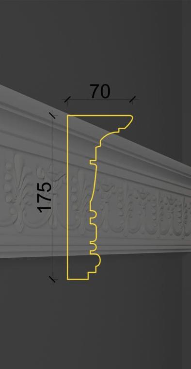 Молдинг с орнаментом MO-13 Молдинг с орнаментом MO-13 в Грозном
