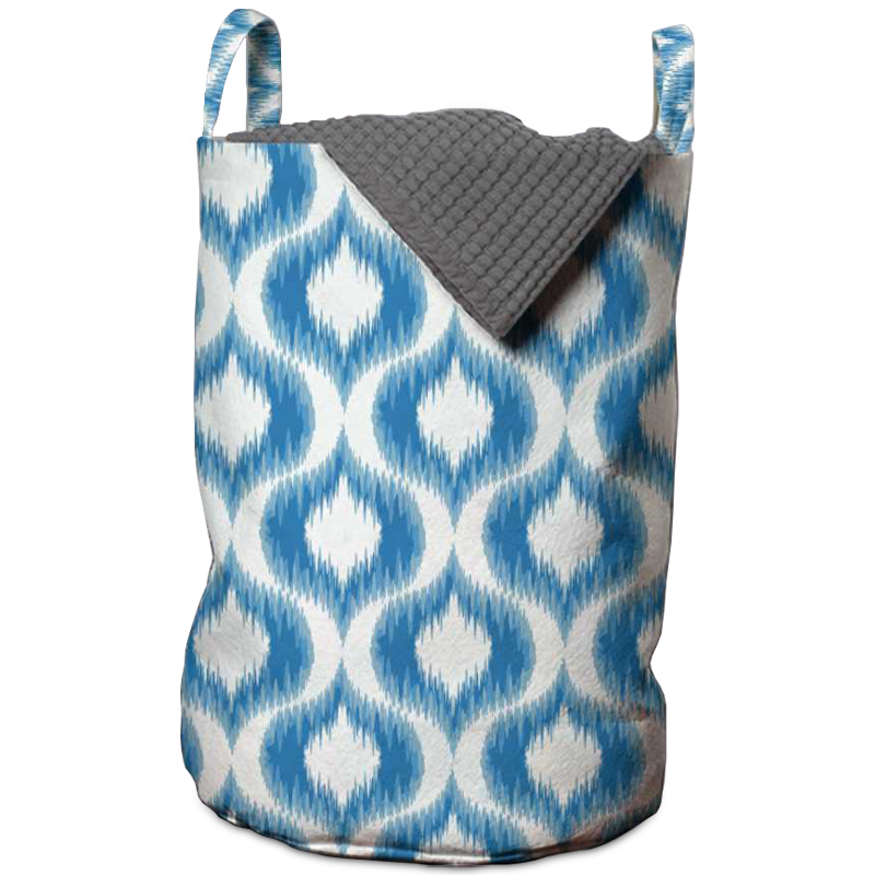Корзина Blue Ornament Basket Белый Синий Корзина Blue Ornament Basket Белый Синий в Грозном | Loft Concept