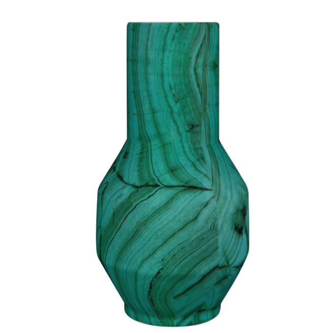 Ваза Malachite Vase rubikon Малахит Ваза Malachite Vase rubikon Малахит в Грозном | Loft Concept