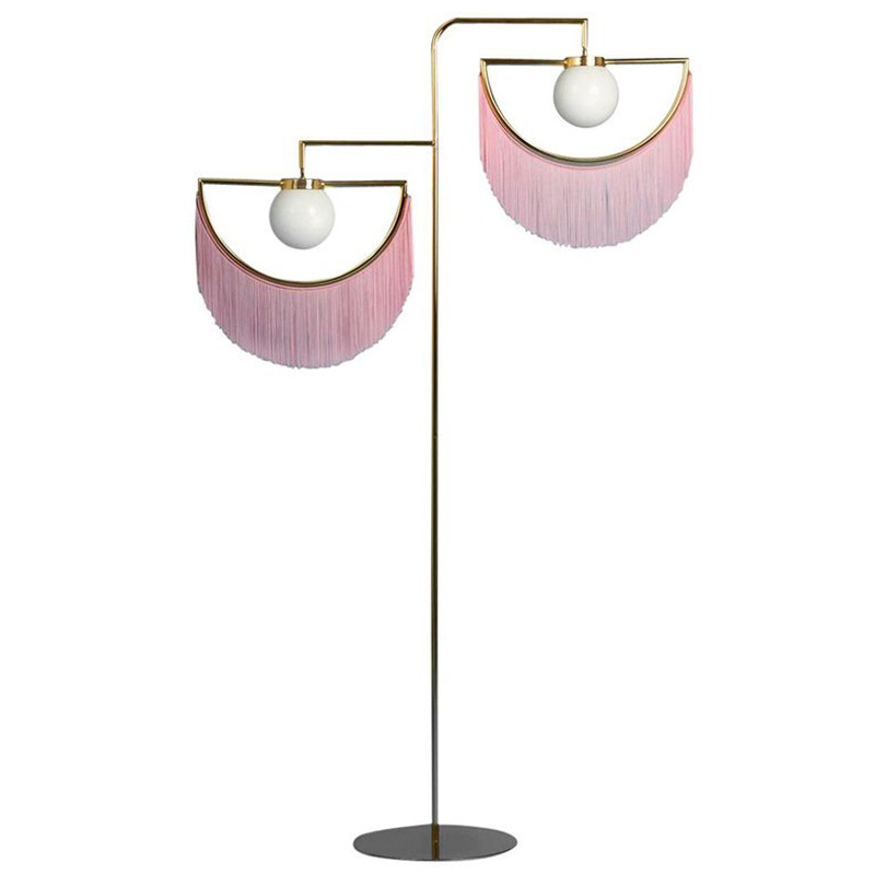 Торшер Inodesign Houtique Masquespacio Floor lamp Two Золотой Розовый Торшер Inodesign Houtique Masquespacio Floor lamp Two Золотой Розовый в Грозном | Loft Concept