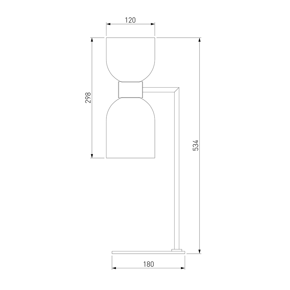 Настольная лампа Light maker studio white and smok brass в Грозном