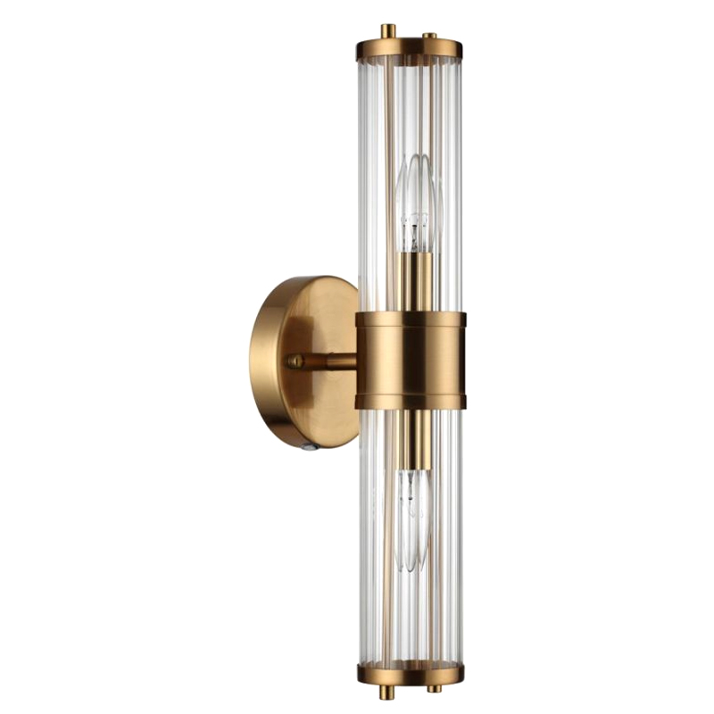 Бра Glass TUBE Бронзовое на 2 лампы Бронза Бра Glass TUBE Бронзовое на 2 лампы Бронза в Грозном | Loft Concept