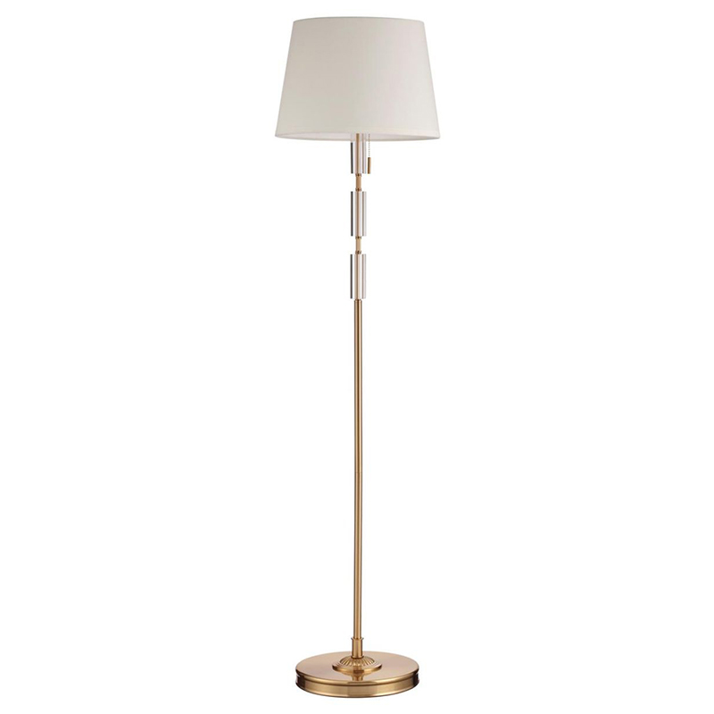 Торшер Ramona White Floor lamp Бронза Белый Торшер Ramona White Floor lamp Бронза Белый в Грозном | Loft Concept