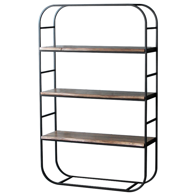 Стеллаж Holman Industrial Metal Rust Rack Черный Коричневый Стеллаж Holman Industrial Metal Rust Rack Черный Коричневый в Грозном | Loft Concept