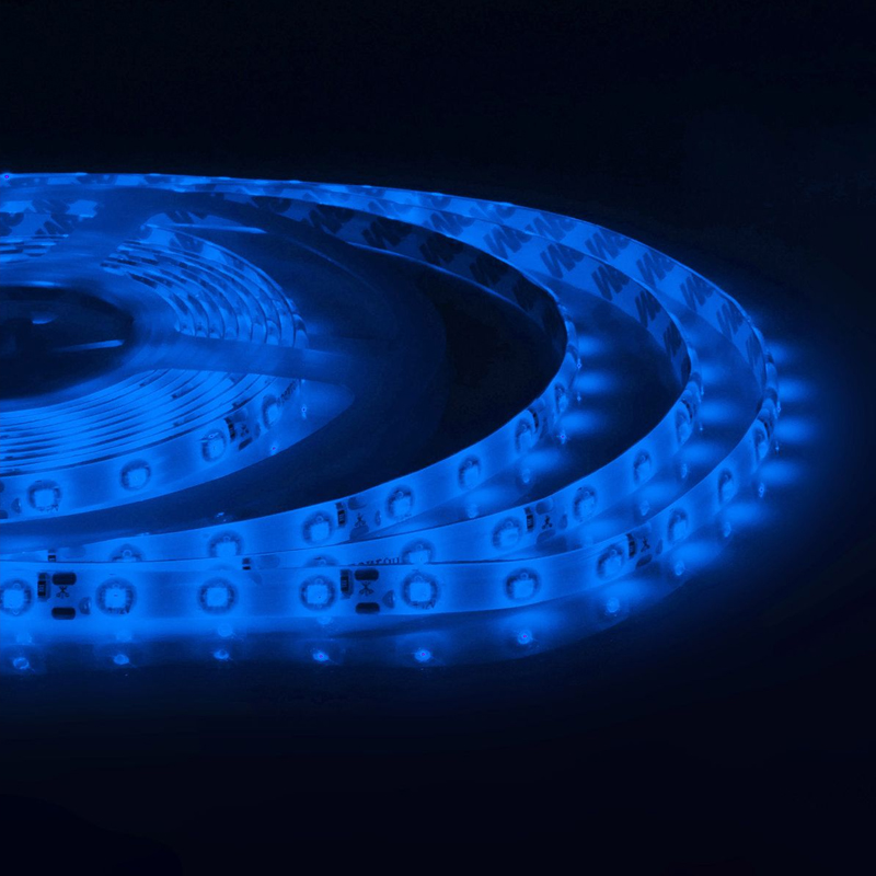 Светодиодная влагозащищенная лента 4,8W/m 60LED/m 3528SMD синий Белый Светодиодная влагозащищенная лента 4,8W/m 60LED/m 3528SMD синий Белый в Грозном | Loft Concept