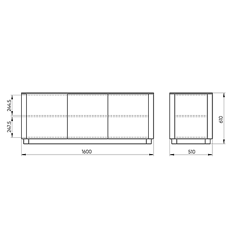 Тумба белая с 3-мя дверцами Tammi  в Грозном