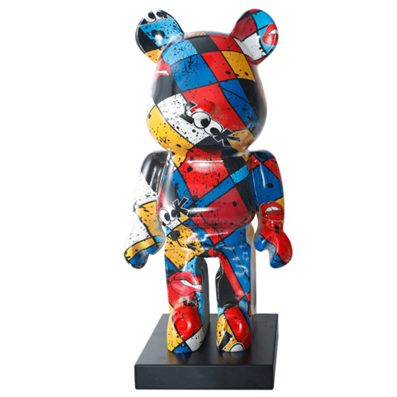 Статуэтка Bearbrick Look Lips on stand Мульти в Грозном | Loft Concept 
