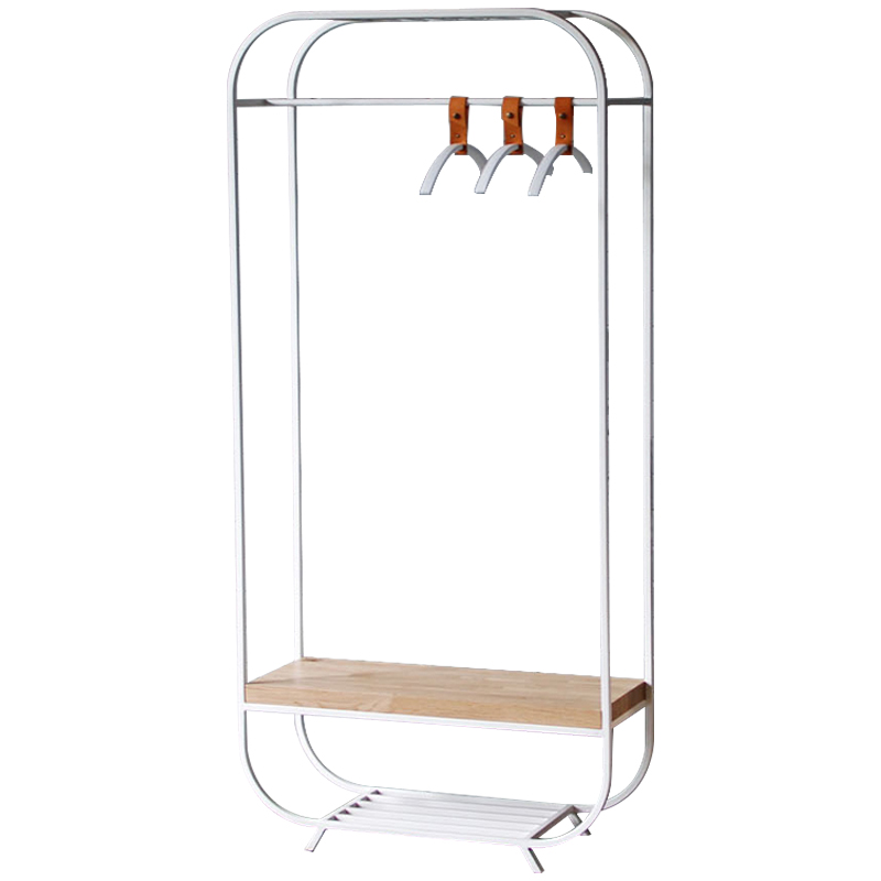 Рейл Franks Industrial Metal Rust Clothes Rail Белый Древесина Рейл Franks Industrial Metal Rust Clothes Rail Белый Древесина в Грозном | Loft Concept