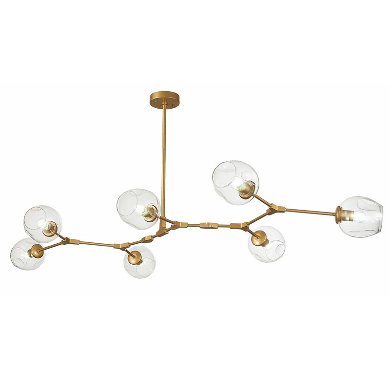 Люстра Branching Bubble Chandelier 7 gold Золотой Люстра Branching Bubble Chandelier 7 gold Золотой в Грозном | Loft Concept