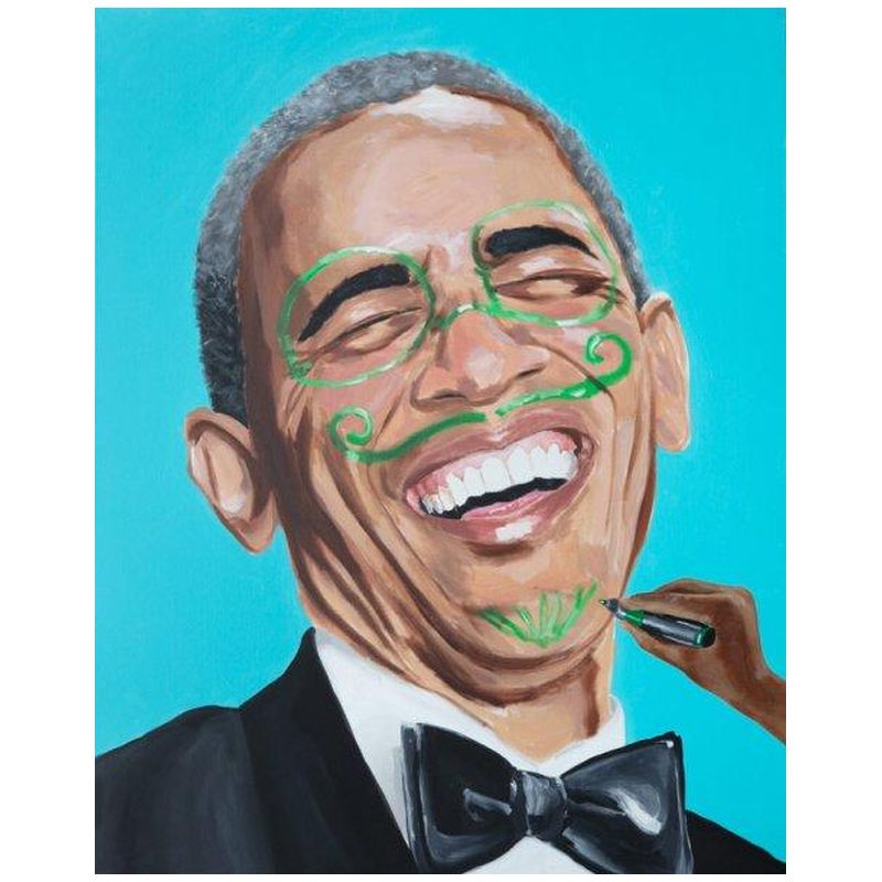 Картина Inner Child - Barack Obama Мульти в Грозном | Loft Concept 