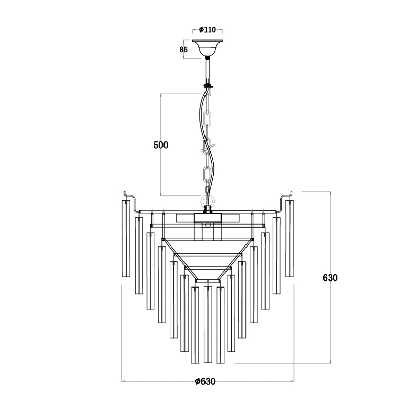 Люстра Eichholtz Chandelier Nova Chrome Люстра Eichholtz Chandelier Nova Chrome в Грозном