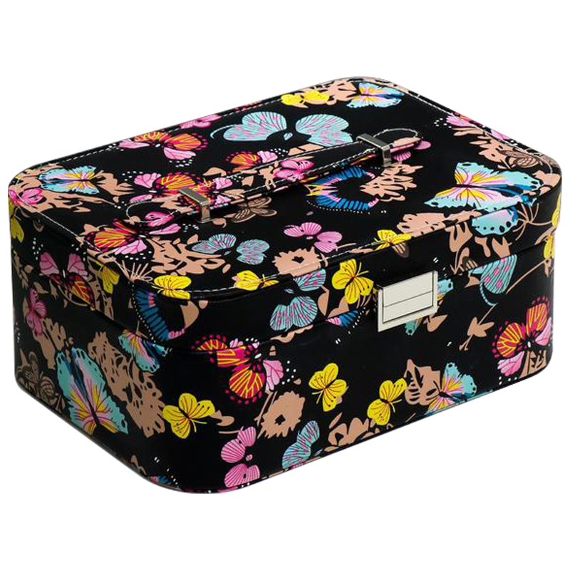 Шкатулка Butterflies Jewerly Organizer Box Черный Мульти Шкатулка Butterflies Jewerly Organizer Box Черный Мульти в Грозном | Loft Concept