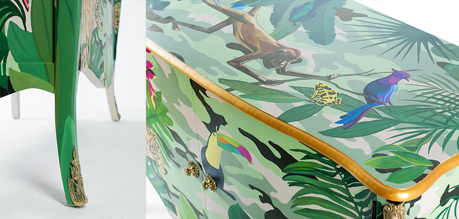 Комод L.XV DRESSER Flowers Jungle Комод L.XV DRESSER Flowers Jungle - Loft-Concept в Грозном