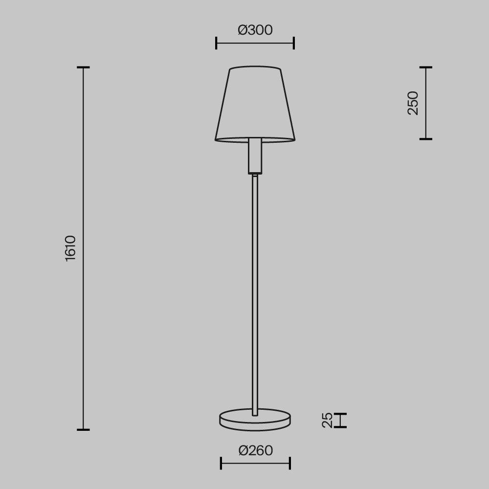 Напольный светильник Lira E27 в Грозном