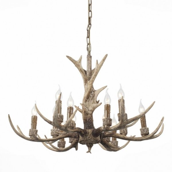 Люстра Hornland Chandelier 12 Коричневый Люстра Hornland Chandelier 12 Коричневый в Грозном | Loft Concept