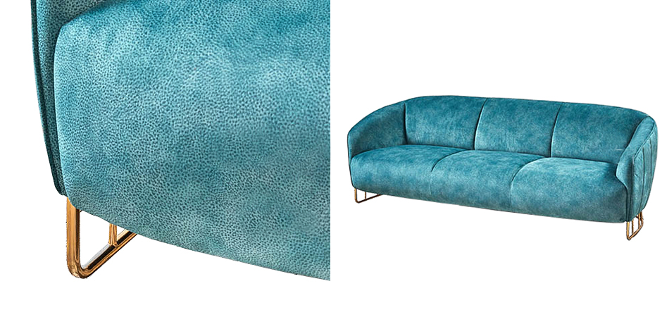 Диван Turquoise Ripples Sofa Диван Turquoise Ripples Sofa - Loft-Concept в Грозном