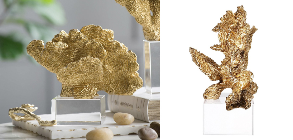 Статуэтка Gold Coral Fan Статуэтка Gold Coral Fan - Loft-Concept в Грозном