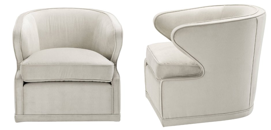 Кресло Eichholtz Chair Dorset Pebble Grey Кресло Eichholtz Chair Dorset Pebble Grey - Loft-Concept в Грозном