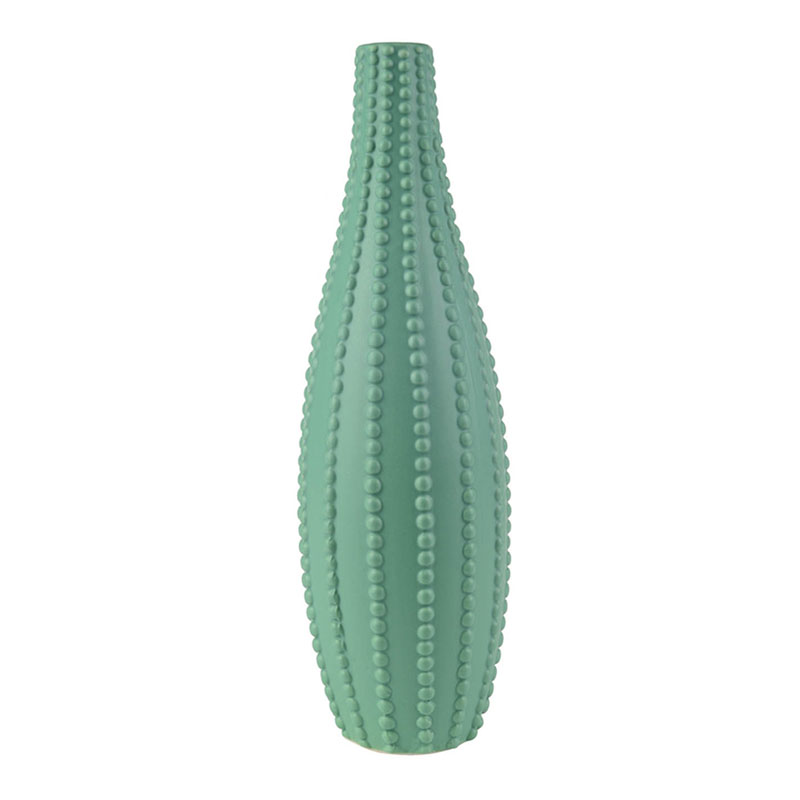 Ваза Ribbed Vase Narrow Throat turquoise 34 Бирюзовый Ваза Ribbed Vase Narrow Throat turquoise 34 Бирюзовый в Грозном | Loft Concept