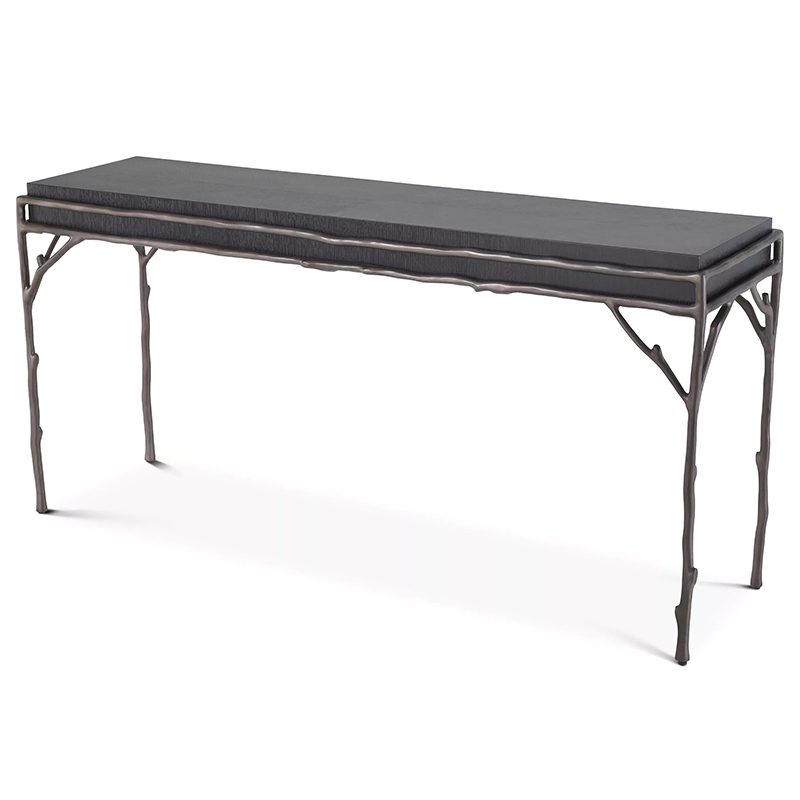 Консоль Eichholtz Console Table Premier Темная бронза Черный Консоль Eichholtz Console Table Premier Темная бронза Черный в Грозном | Loft Concept