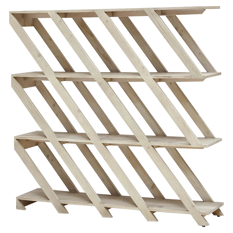 Стеллаж Diagonal Loft Wood Rack Древесина ivory ( слоновая кость ) Стеллаж Diagonal Loft Wood Rack Древесина ivory ( слоновая кость ) в Грозном | Loft Concept