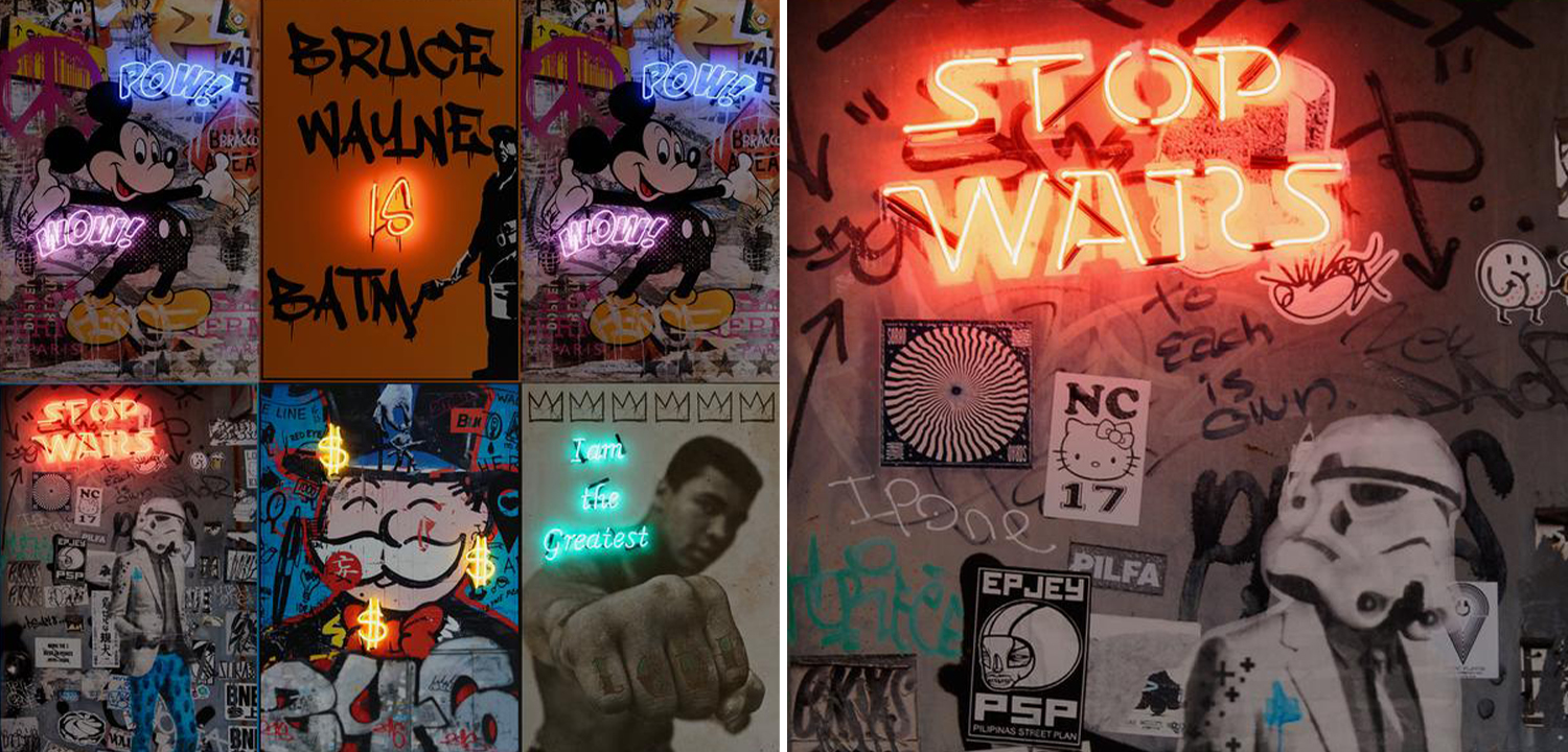 Неоновый постер Звездные Войны Star Wars - фото