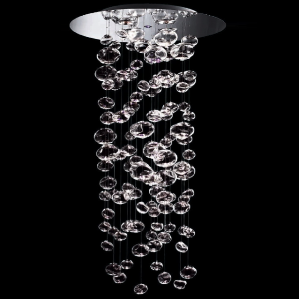 Люстра Murano Bubble Glass Chandelier Suspension Хром Люстра Murano Bubble Glass Chandelier Suspension Хром в Грозном | Loft Concept