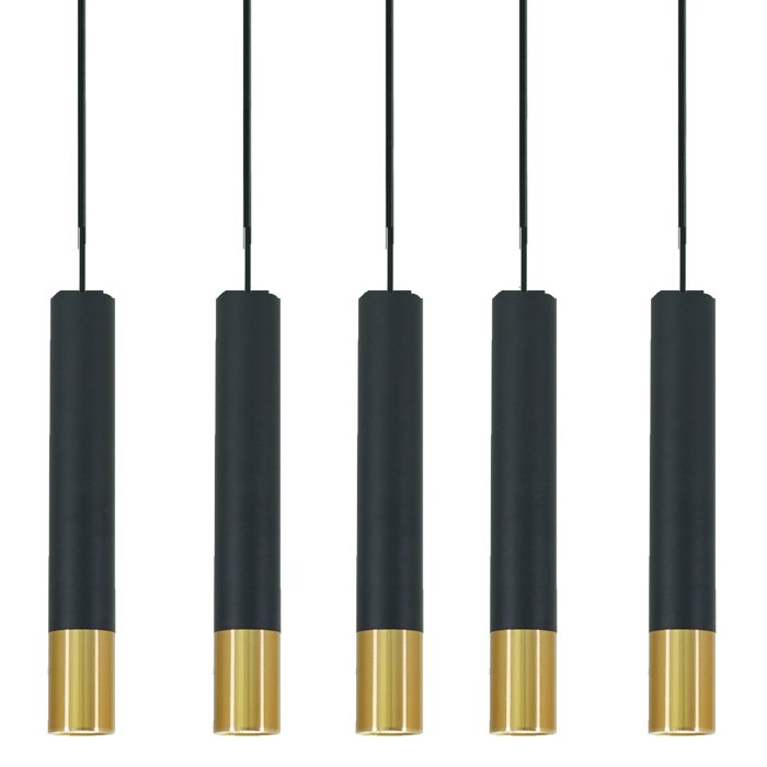 Подвесной светильник Ike large Pendant Lamp Черный Латунь Подвесной светильник Ike large Pendant Lamp Черный Латунь в Грозном | Loft Concept