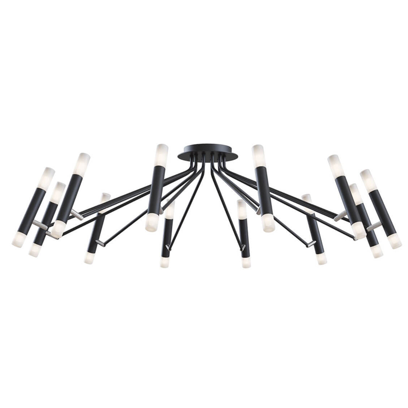 Потолочная люстра Arnaut Chandelier 24 Черный Потолочная люстра Arnaut Chandelier 24 Черный в Грозном | Loft Concept