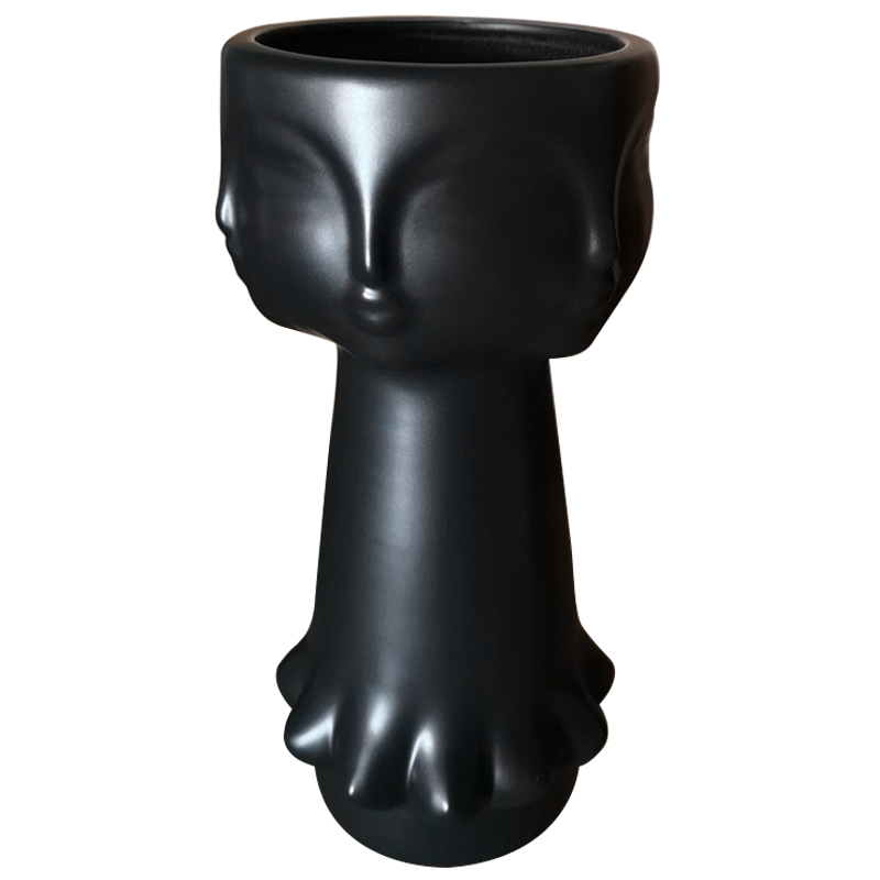 Декоративная ваза GEROGIA VASE II Black Vase Черный в Грозном | Loft Concept 