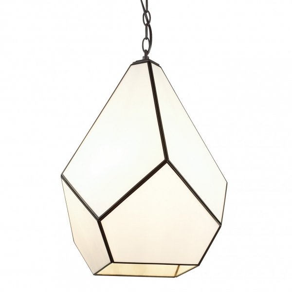 Люстра Geometry Glass Light Pendant Milk 4 Молочный Люстра Geometry Glass Light Pendant Milk 4 Молочный в Грозном | Loft Concept