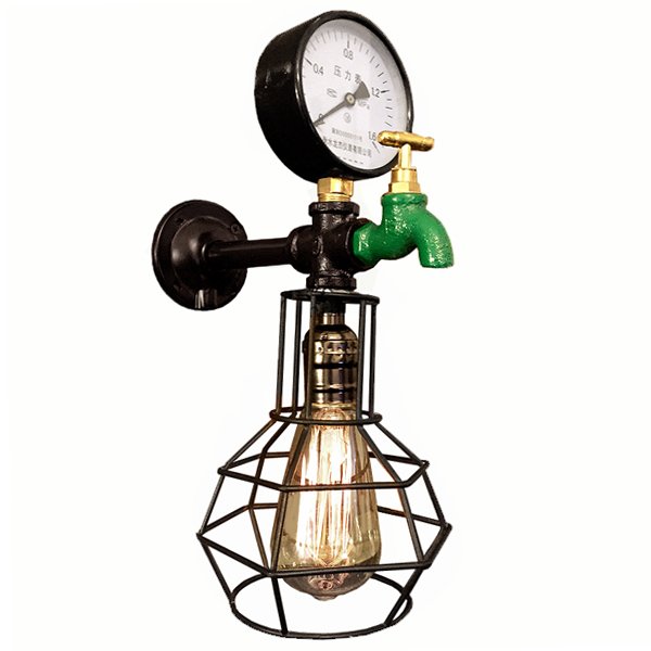 Бра Wall Lamp Manometer and Green water tap Бра Wall Lamp Manometer and Green water tap в Грозном | Loft Concept