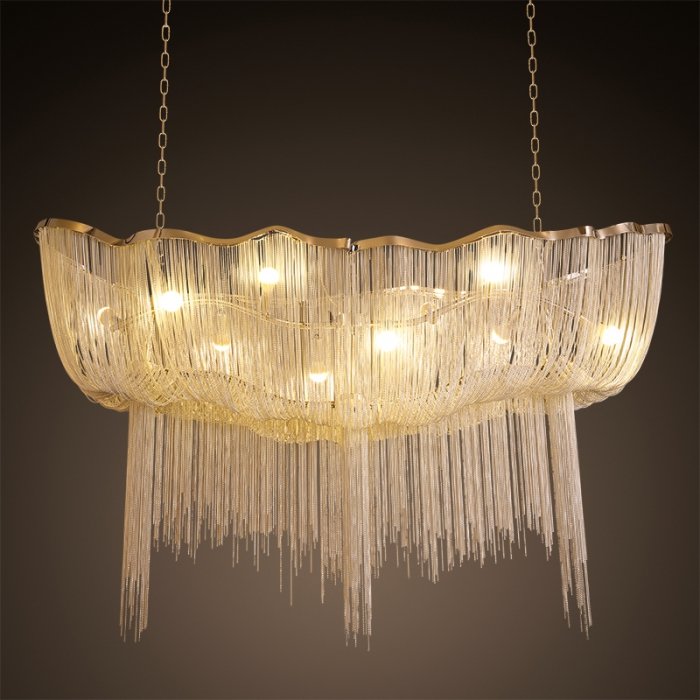 Люстра Atlantis Chandelier design by Terzani Золотой Серебряный Люстра Atlantis Chandelier design by Terzani Золотой Серебряный в Грозном | Loft Concept