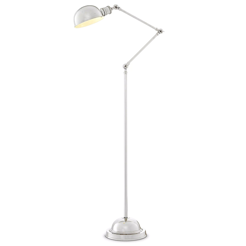 Торшер Eichholtz Floor Lamp Soho Nickel Никель Торшер Eichholtz Floor Lamp Soho Nickel Никель в Грозном | Loft Concept