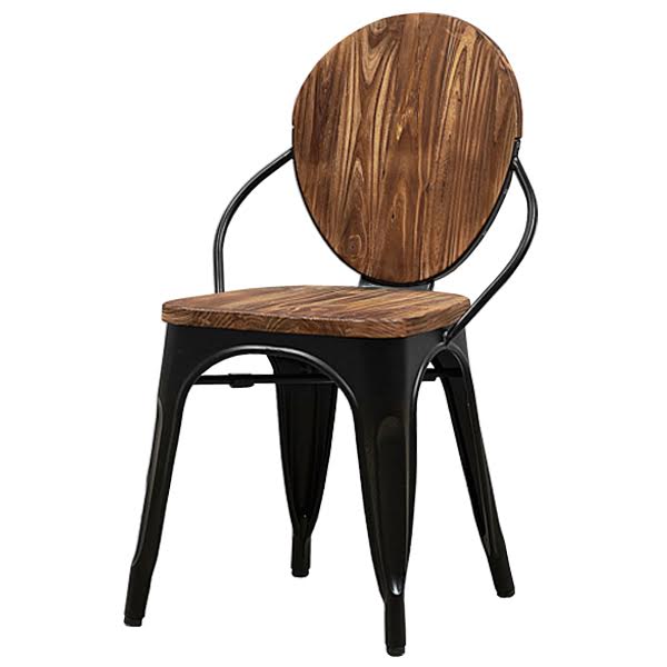 Стул Tolix chair Wooden Black Дуб темный Черный Стул Tolix chair Wooden Black Дуб темный Черный в Грозном | Loft Concept