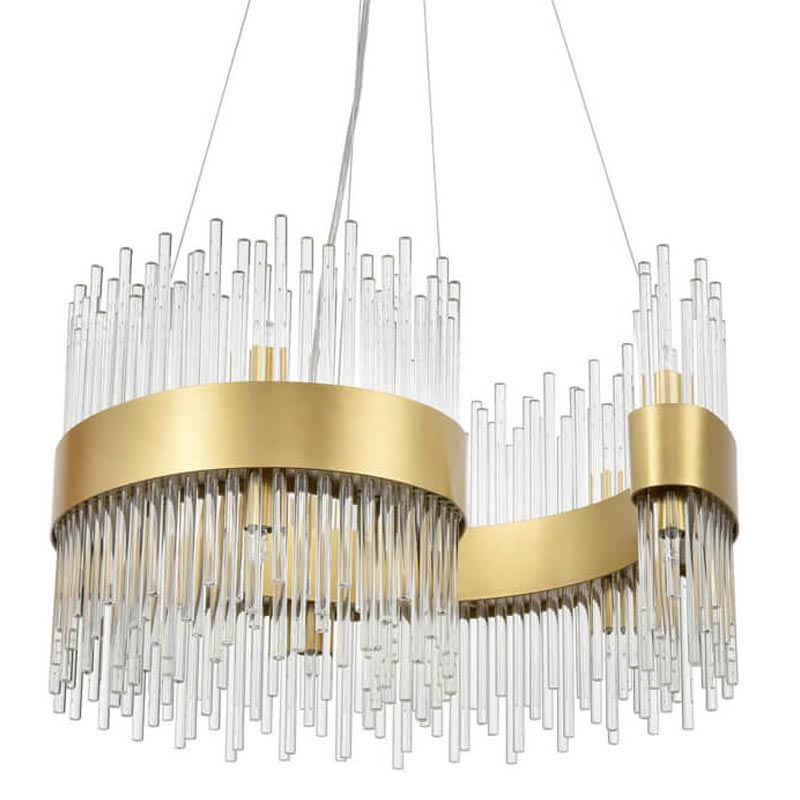 Люстра Nembus Chandelier 50 gold Прозрачный (Transparent) Золотой Люстра Nembus Chandelier 50 gold Прозрачный (Transparent) Золотой в Грозном | Loft Concept