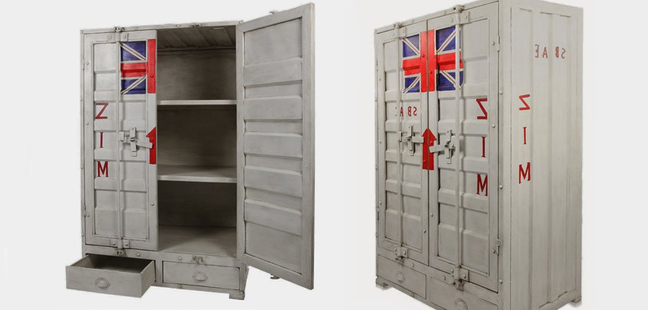 Платяной Шкаф-Контейнер Union Jack - фото №1