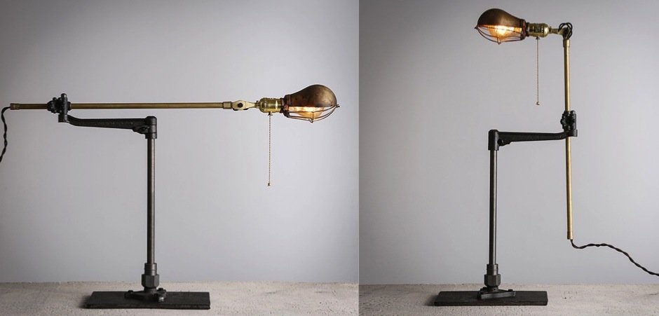 Настольный светильник Steampunk Extension Pole Table Настольный светильник Steampunk Extension Pole Table - Loft-Concept в Грозном