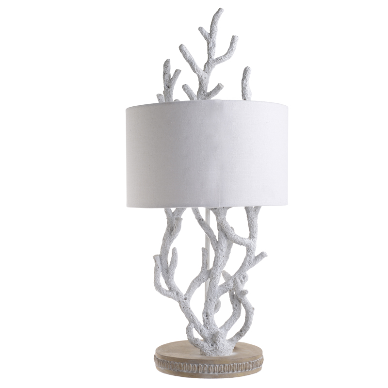 Настольная лампа Coral Decor Table lamp Белый Настольная лампа Coral Decor Table lamp Белый в Грозном | Loft Concept