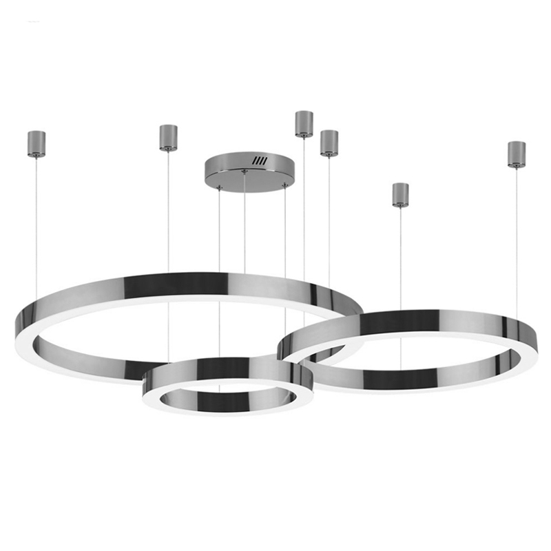 Люстра 3 Nickel Ring Horizontal Никель Люстра 3 Nickel Ring Horizontal Никель в Грозном | Loft Concept