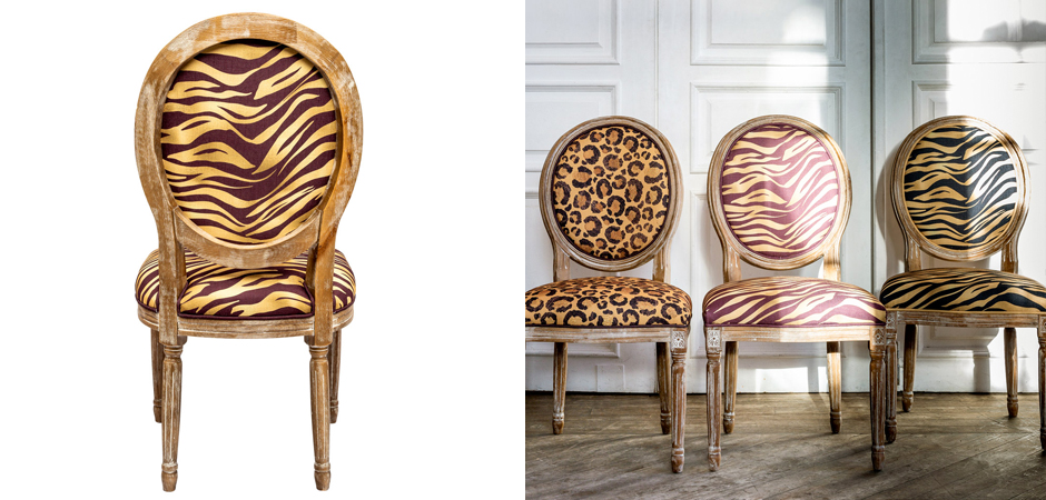 Стул с принтом Зебра Wild animals Red Стул с принтом Зебра Wild animals Red - Loft-Concept в Грозном