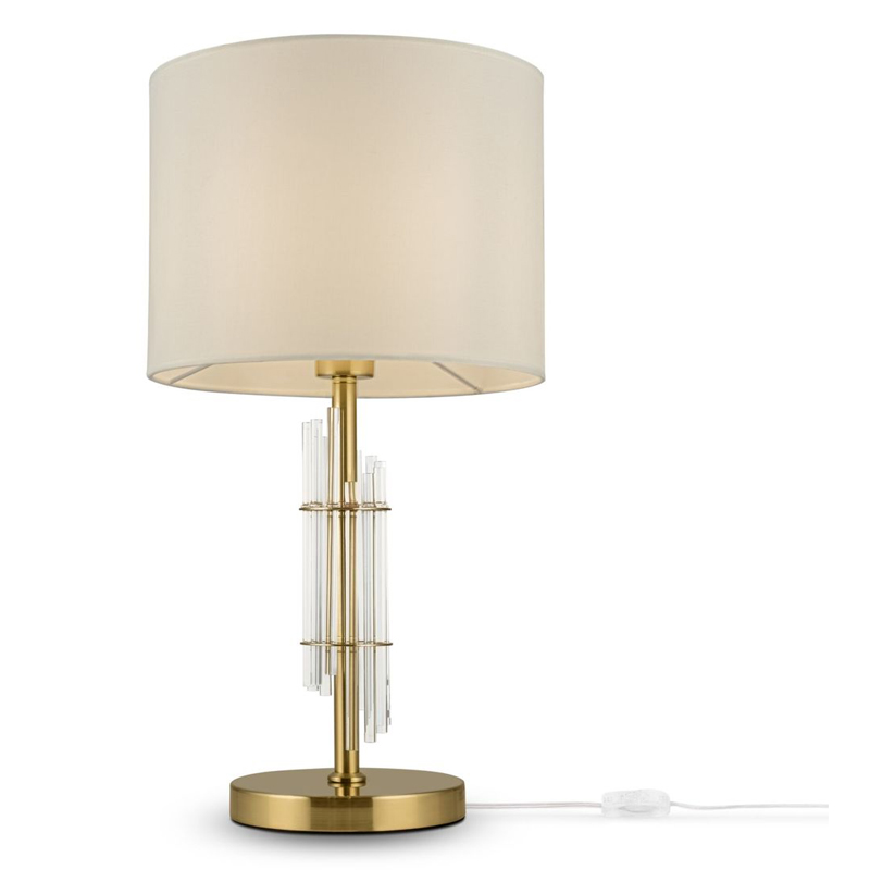 Настольная лампа Aldrich light Table Lamp Латунь Белый Настольная лампа Aldrich light Table Lamp Латунь Белый в Грозном | Loft Concept