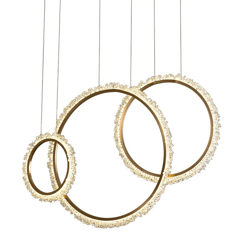 Люстра Prometheus Ring Золотой Люстра Prometheus Ring Золотой в Грозном | Loft Concept