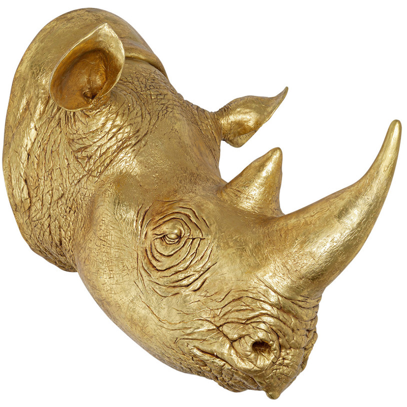 Аксессуар на стену Golden Rhino Золотой Аксессуар на стену Golden Rhino Золотой в Грозном | Loft Concept