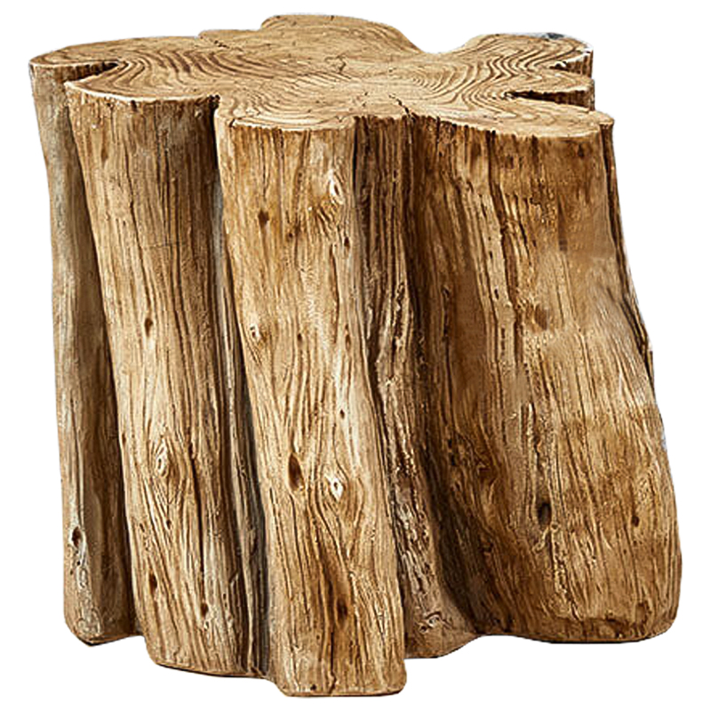 Приставной стол Wavy Stump Side Table Коричневый Приставной стол Wavy Stump Side Table Коричневый в Грозном | Loft Concept