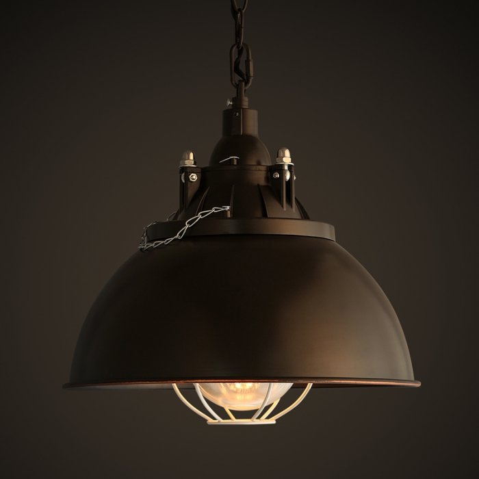 Светильник Loft Industrial Metal Cage Вreamboat Черный Светильник Loft Industrial Metal Cage Вreamboat Черный в Грозном | Loft Concept
