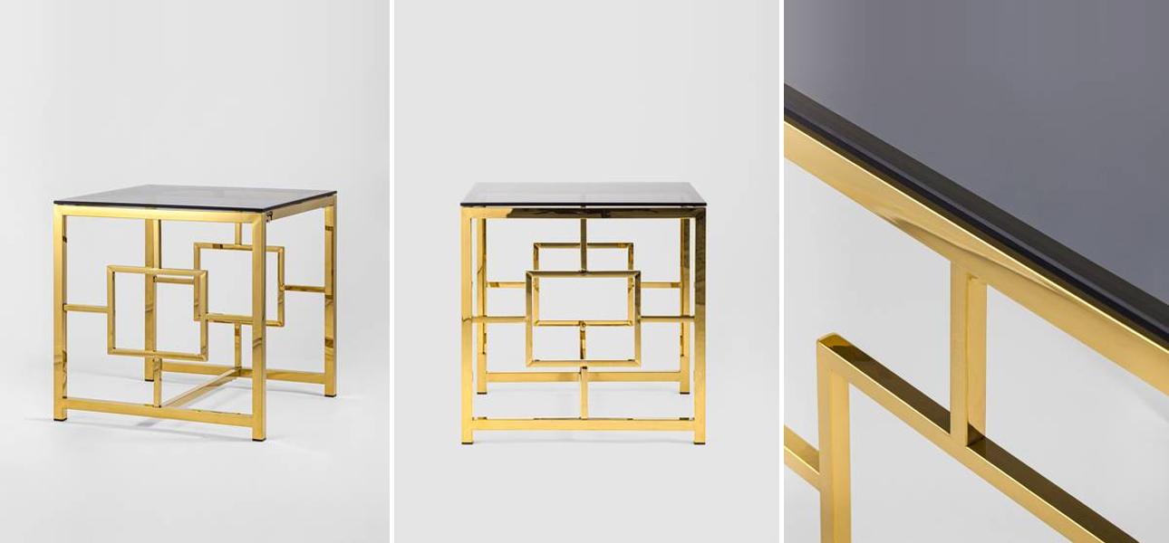 Стол приставной Milan Tables Gold - фото