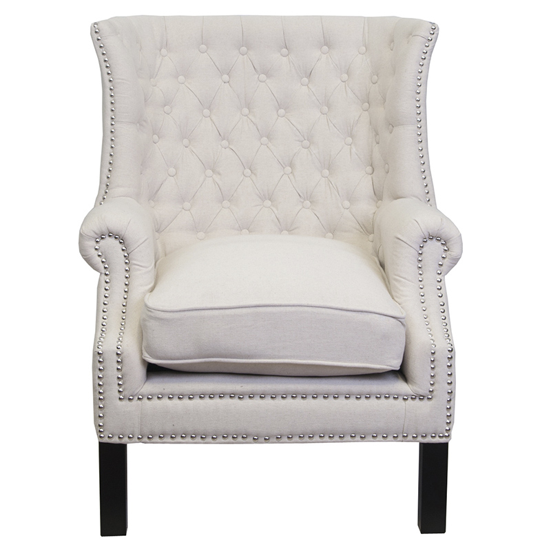 Кресло Charlie Armchair beige flax Светло-бежевый Кресло Charlie Armchair beige flax Светло-бежевый в Грозном | Loft Concept